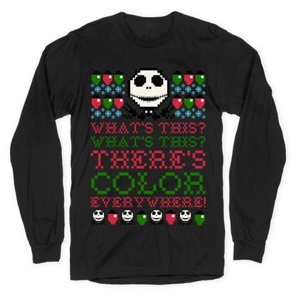 Skellington Ugly Sweater Longsleeve Tee