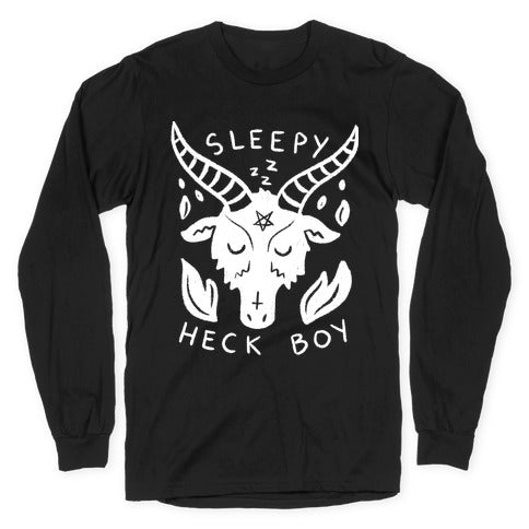 Sleepy Heck Boy Satan Longsleeve Tee