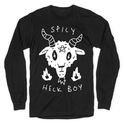 Spicy Heck Boy Satan Longsleeve Tee