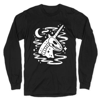 Spooky Ghost Unicorn Longsleeve Tee