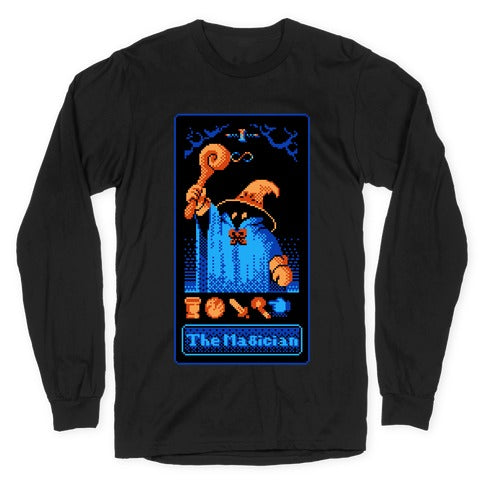 The Black Mage Magician Tarot Longsleeve Tee