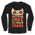 The Feline Urge To Create Chaos  Longsleeve Tee