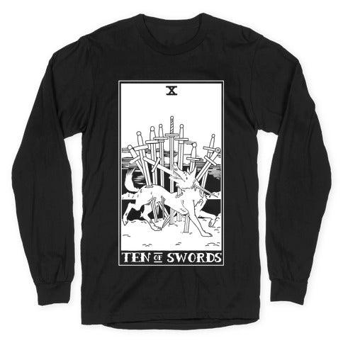 The Ten Of Swords Longsleeve Tee