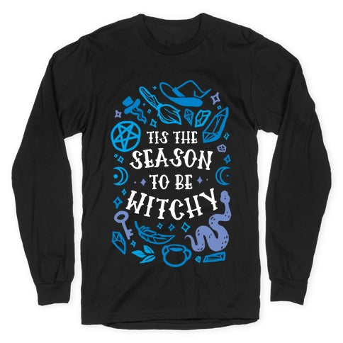 Tis The Season To Be Witchy Longsleeve Tee