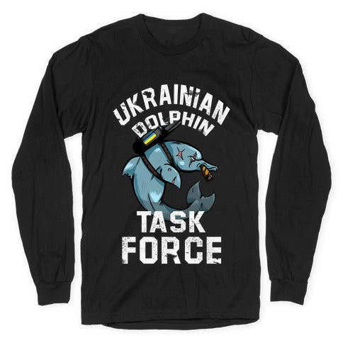 Ukrainian Dolphin Task Force Longsleeve Tee