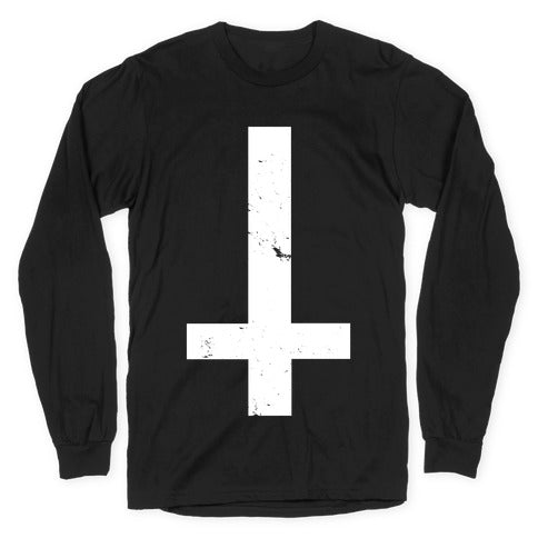 Upside Down Cross Longsleeve Tee