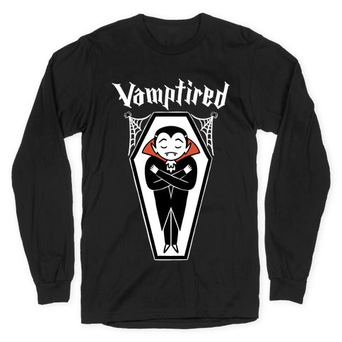 Vamptired Tired Vampire Longsleeve Tee
