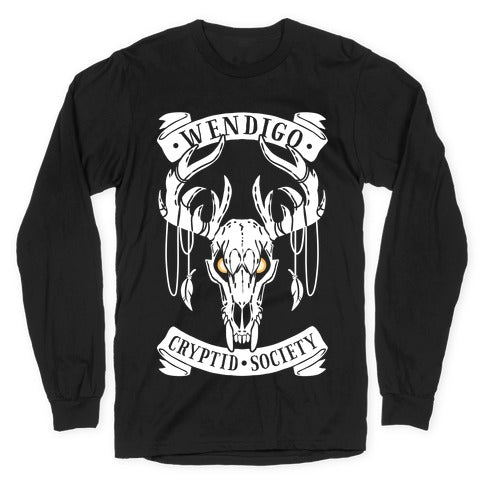 Wendigo Cryptid Society Longsleeve Tee