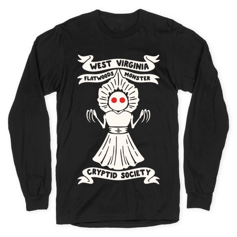 West Virginia Flatwoods Monster Cryptid Society Longsleeve Tee
