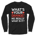 What's Your Damage D&D Longsleeve Tee