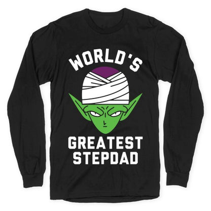 World's Greatest Stepdad Piccolo Parody Longsleeve Tee