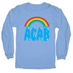 ACAB White Print Longsleeve Tee