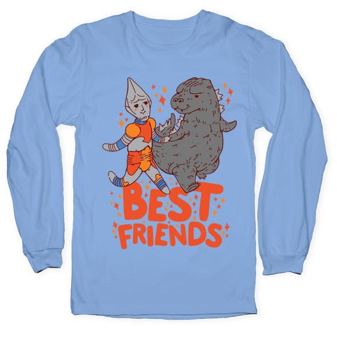 Best Friends Jet Jaguar & Godzilla Longsleeve Tee