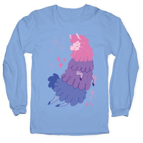 Bisexual Llama Longsleeve Tee