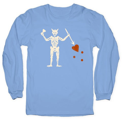Blackbeard Flag  Longsleeve Tee