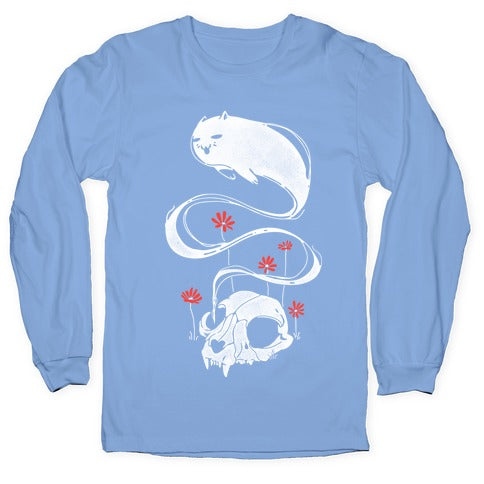 Cat Ghost Longsleeve Tee