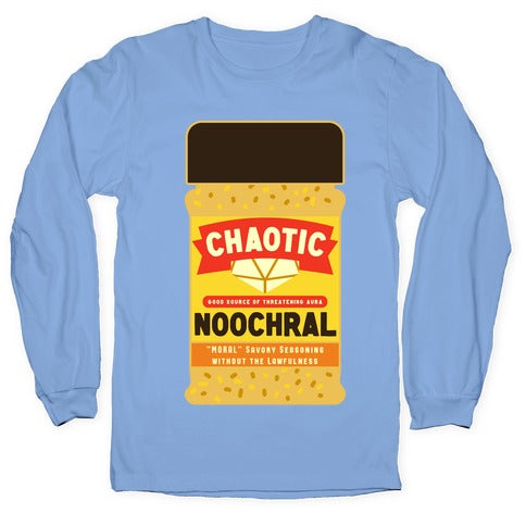 Chaotic Noochral (Chaotic Neutral Nutritional Yeast) Longsleeve Tee