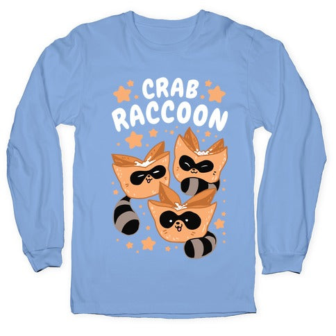 Crab Raccoon Longsleeve Tee