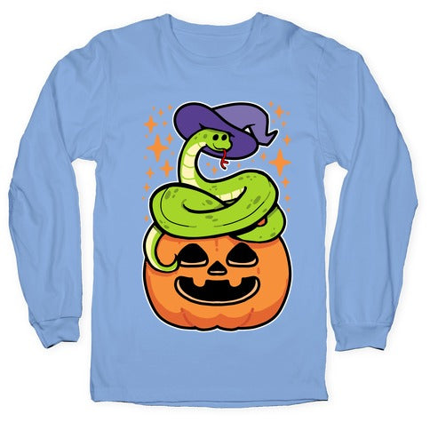 Cute Halloween Snake Longsleeve Tee