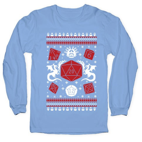 D&D Ugly Sweater Longsleeve Tee