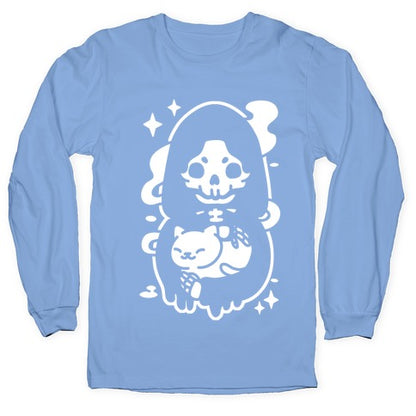 Death and Kitty Longsleeve Tee