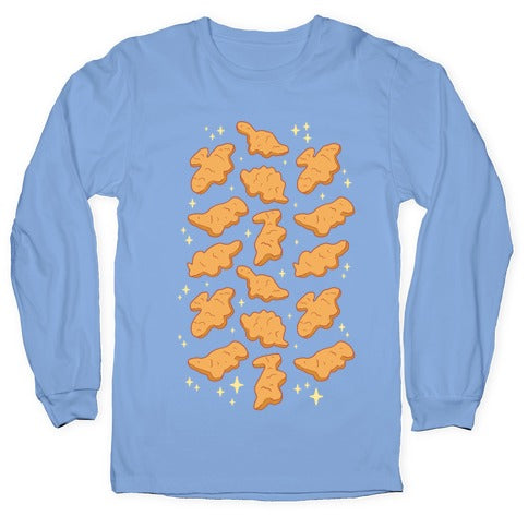 Dino Nuggies Pattern Longsleeve Tee