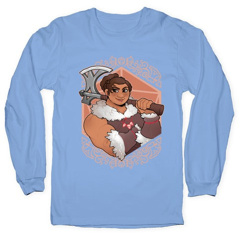 DnD Princesses: Luisa Barbarian Longsleeve Tee