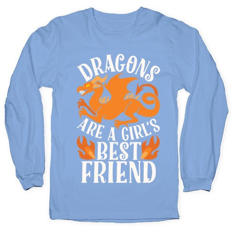 Dragons Are A Girl's Best Friend Longsleeve Tee