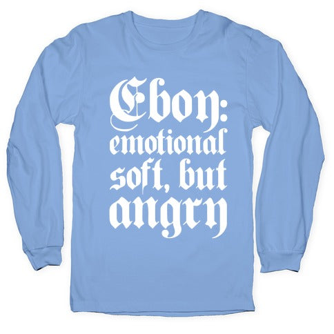 Eboy Definition White Print Longsleeve Tee