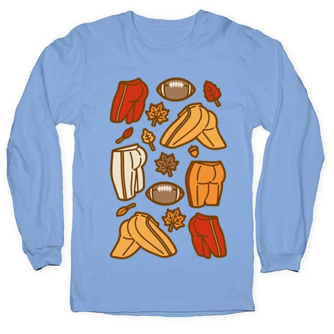 Fall Football Butts  Longsleeve Tee