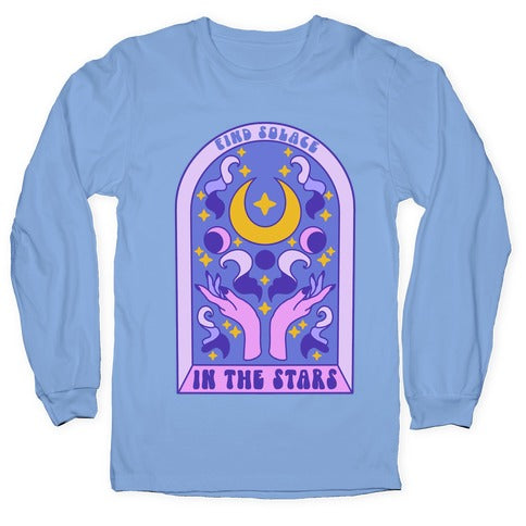 Find Solace In The Stars Longsleeve Tee