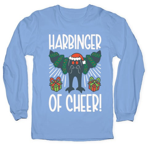 Harbinger of Cheer Mothman Parody Longsleeve Tee