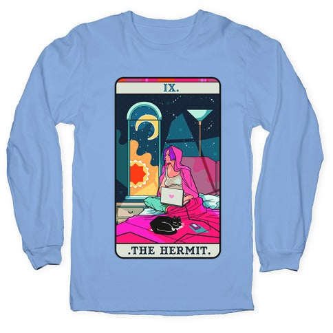 Hermit Tarot Card Longsleeve Tee