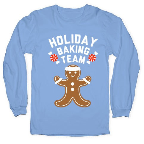 Holiday Baking Team (White Ink) Longsleeve Tee