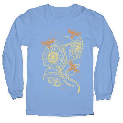 Honeybees & Sunflowers Longsleeve Tee