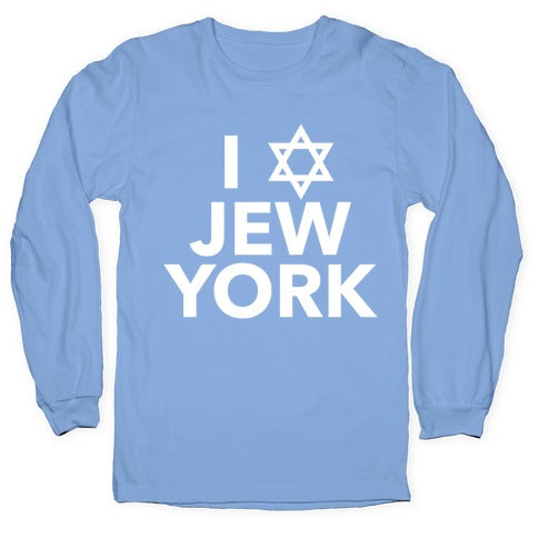 I Love Jew York Longsleeve Tee