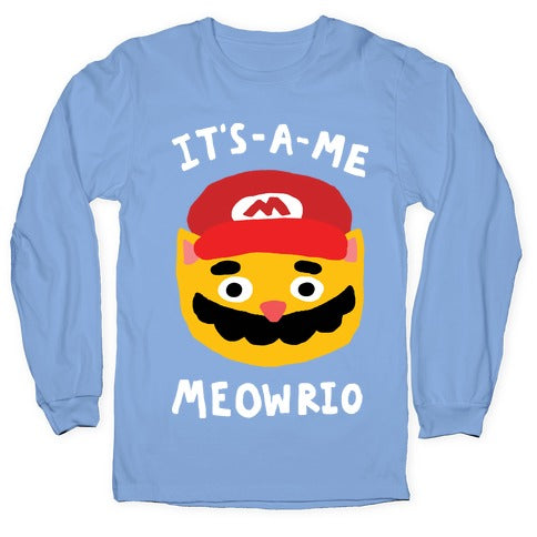 It's A Me Meowrio Longsleeve Tee