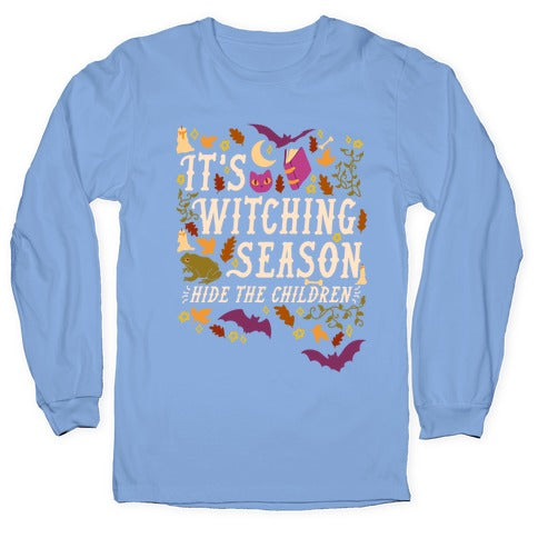 It's Witching Season Hide The Children Longsleeve Tee