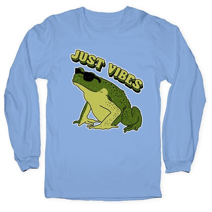 Just Vibes Frog Longsleeve Tee