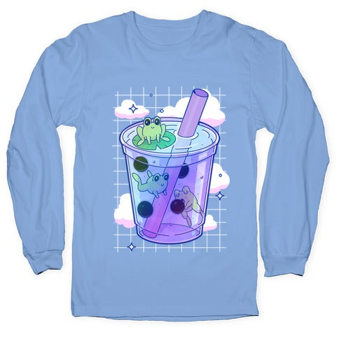 Kawaii Boba Frogs Longsleeve Tee
