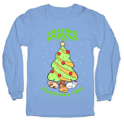 Loafing Around The Christmas Tree Longsleeve Tee