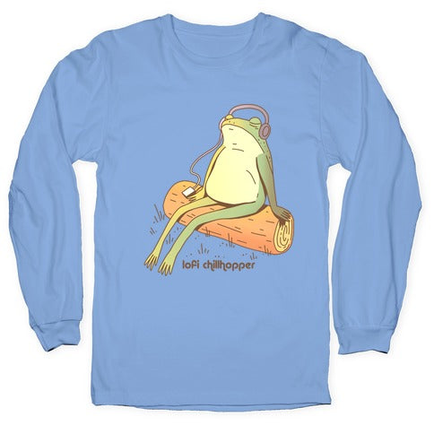 Lofi Chillhopper Frog Longsleeve Tee