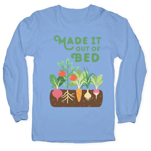 Made It Out Of Bed (vegetables) Longsleeve Tee