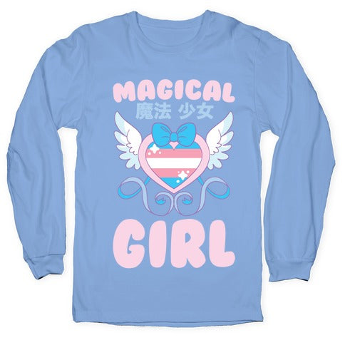 Magical Girl - Trans Pride Longsleeve Tee