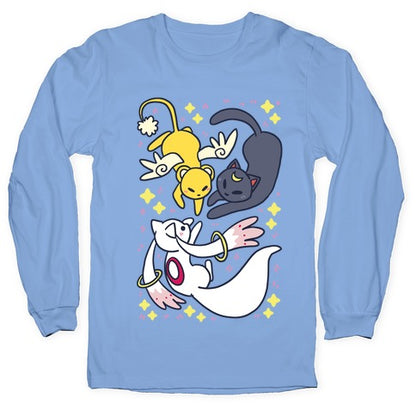 Magical Mascots - Luna, Kero and Kyubey Longsleeve Tee