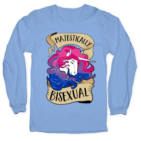 Majestically Bisexual Longsleeve Tee