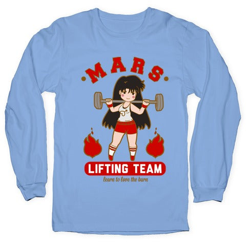 Mars Lifting Team Parody Longsleeve Tee