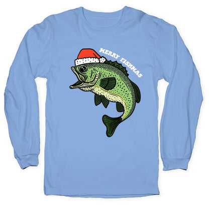 Merry Fishmas Bass Longsleeve Tee