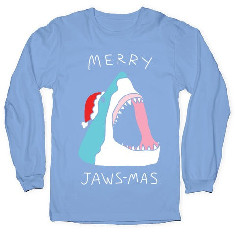Merry Jaws-mas Christmas Longsleeve Tee