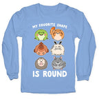My Favorite Shape Is Round Longsleeve Tee